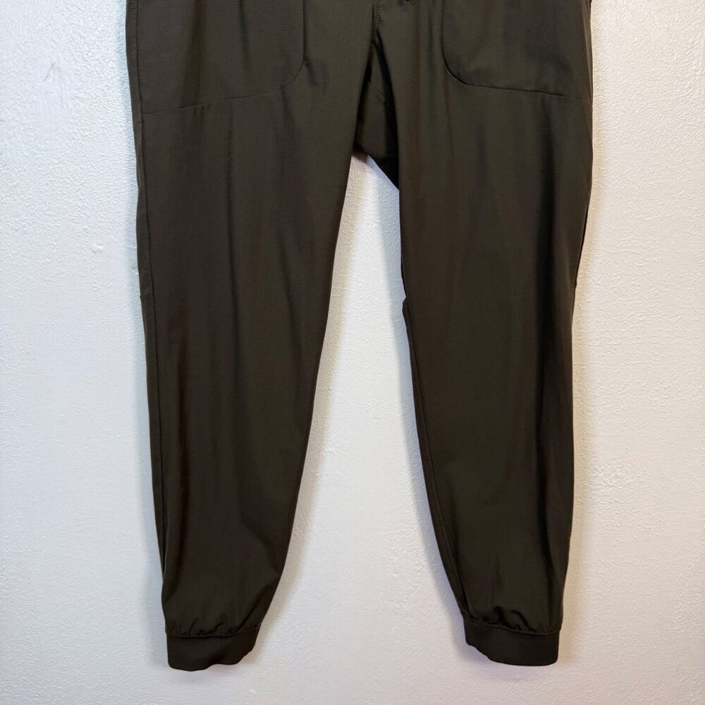 Lululemon ABC Joggers Pants Men XL Dark Olive Green Warpstreme LM5AOLS Casual - Picture 12 of 13